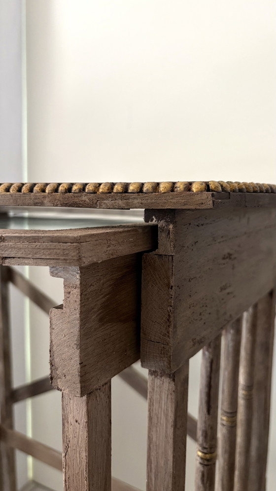 Ensemble de quatre tables gigognes Quartetto anglaises – Tables d'appoint, Glass, Wood (photo 6 of 8)