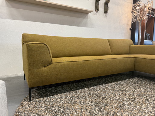 Design on Stock Bloq Corner Sofa Amaro fabric Ochre Yellow