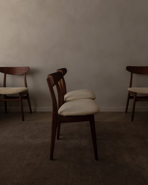 Image 1 of Set aus 4 CH30-Esszimmerstühlen von Hans J. Wegner für Carl Hansen & Søn – dänisches Design, 1950er Jahre