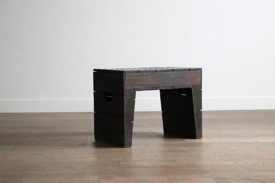 Image 1 of Dom Hans van der Laan Bossche School stool Netherlands 1970s