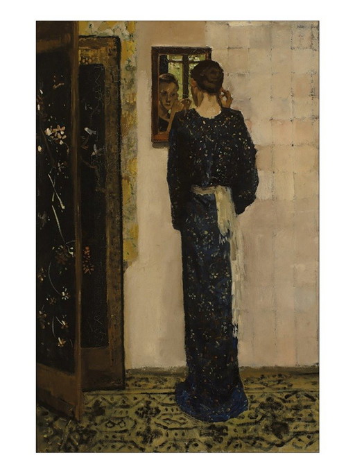 George Breitner ---Giclée couleur La boucle d'oreille