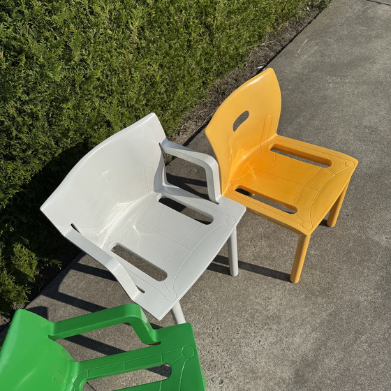 Image 1 of 3x Kartell 4870 stoelen