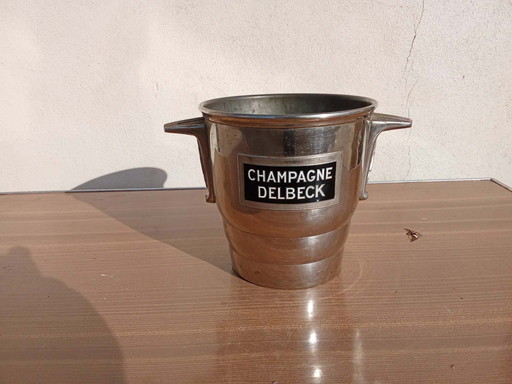 Champagnerkühler im Art-Deco-Stil – Delbeck Champagner – Um 1920