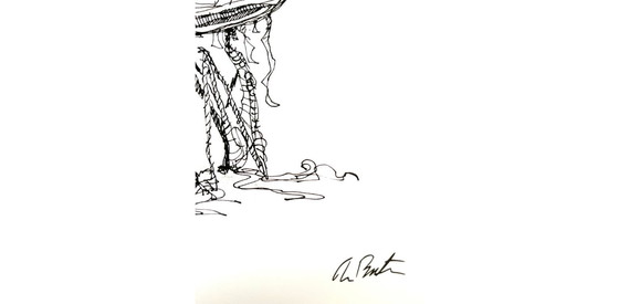 Image 1 of Tim Burton – Mummy Boy – Official Signed Limited Edition Print – 20x30 cm