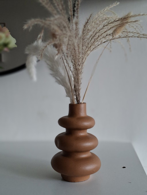 Set moderne decoratieve gipsen vazen – minimalistische en elegante interieurdecoratie