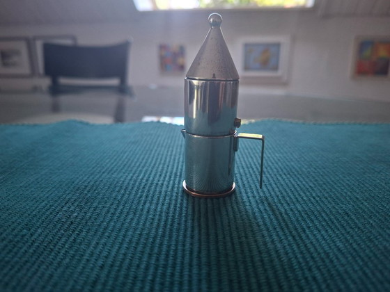 Alessi Sammlerstück: Miniatur „La Conica“ – 925 Silber – Tischdekoration, Silver (photo 4 of 5)