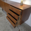 Buffet vintage en teck des années 60-70, de fabrication allemande, meuble TV