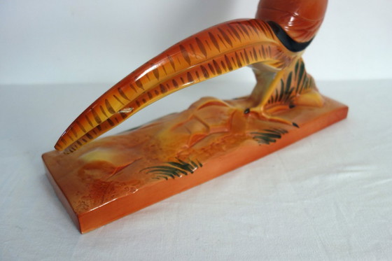 Image 1 of Superb royal pheasant by C. Lemanceau (Saint Clément) circa 1930