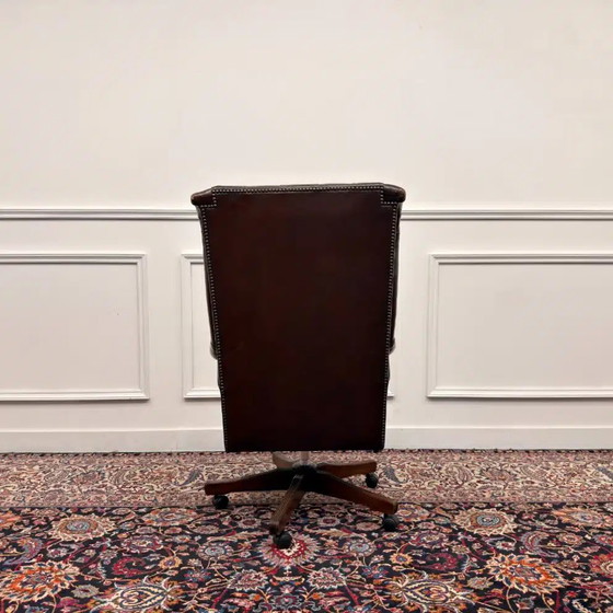 Grande chaise de bureau Chesterfield anglaise - Large choix!, Chaises de bureau (photo 4 sur 7)