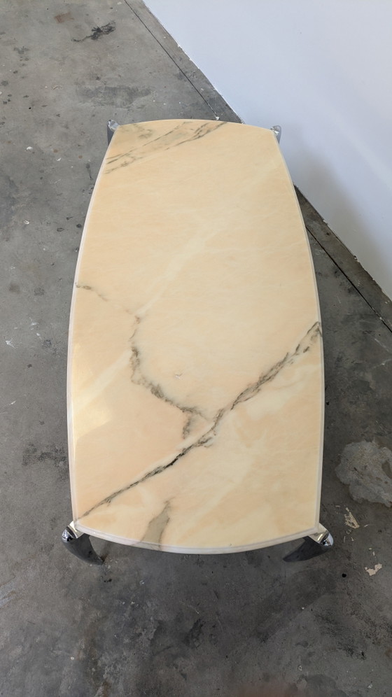 Vintage salontafel – Marble, Metal (photo 5 of 5)