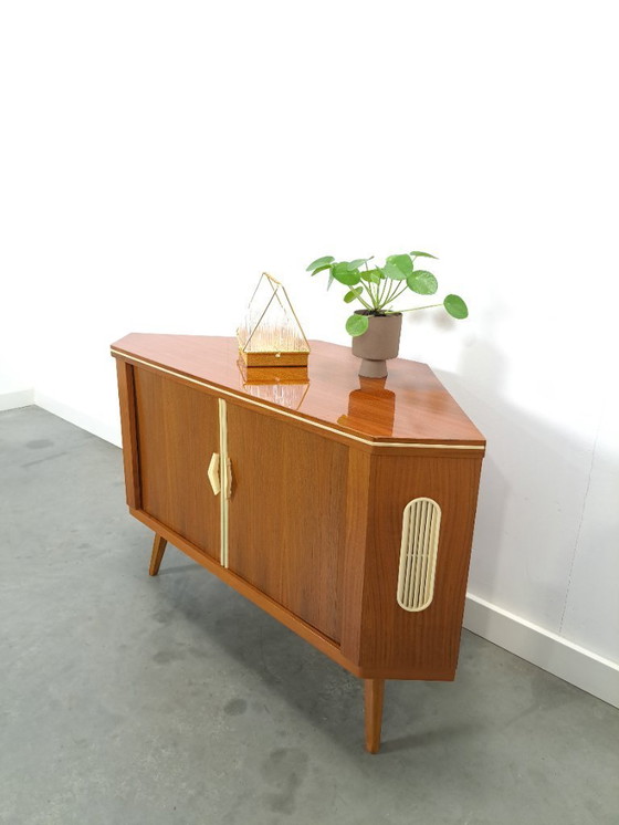 Image 1 of Mobile bar girevole di metà secolo, mobile bar