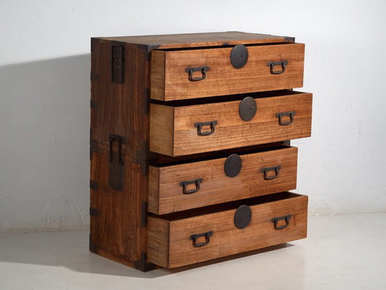 Tansu giapponese antico - Periodo Meiji / Taishō (ca. ) #25 – Cassettiere, Iron (photo 18 of 40)