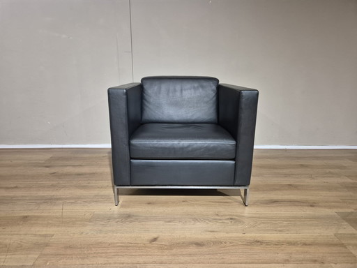 Poltrona Walter Knoll Foster 500 - Antracite - Pelle - Design