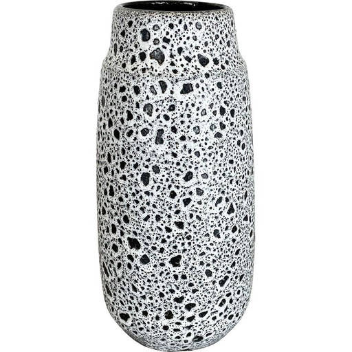 Vase multicolore en poterie grasse de Scheurich, Allemagne, années 1970