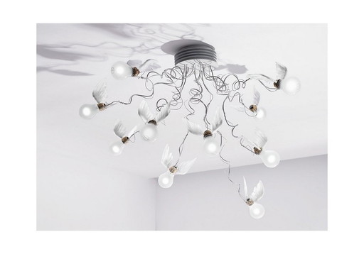 Ingo Maurer Birdie,s Nest Ceiling Lamp