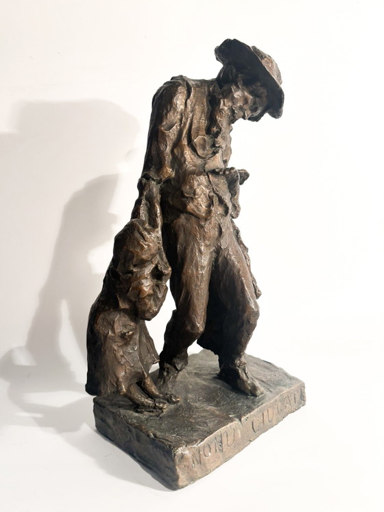 Bronze Sculpture of Two Figures 'I Capricci' by Edmondo Furlan, 1960s (photo 14 of 14)