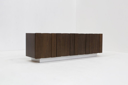 Vintage Brutalist Sideboard 1970s