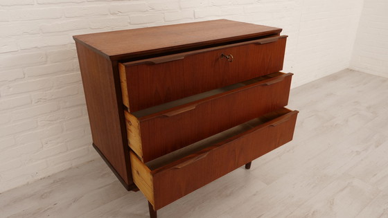 Image 1 of Vintage Deense Ladekast | Teak | 3 Lades