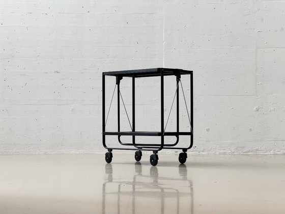 Vintage Leifheit Side-Car Serving Trolley – Magazine rack, Metal (photo 15 of 18)