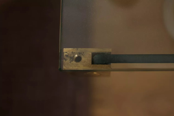 Image 1 of Console Verre et Bronze