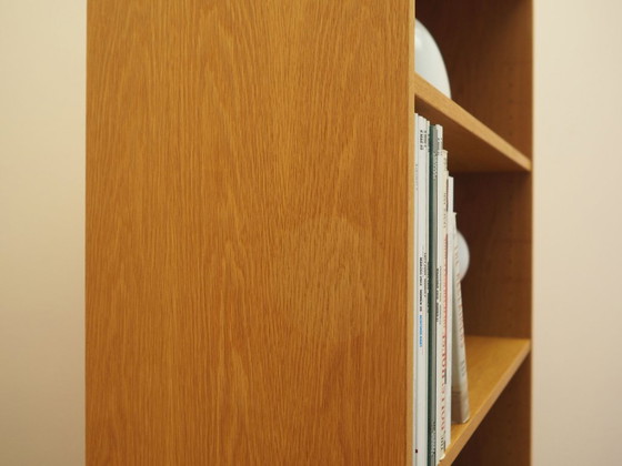 Scaffale danese in impiallacciatura di frassino con ripiani regolabili, anni '70 – Librerie, Wood (photo 6 of 12)