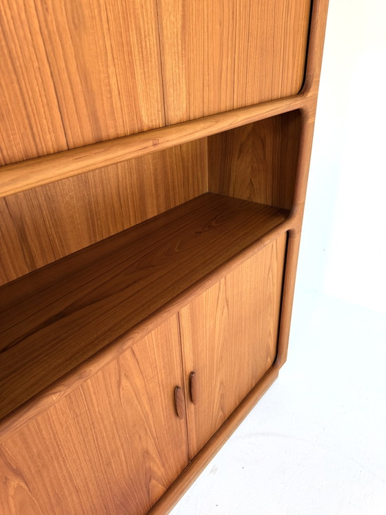 Vintage XL Teak Highboard, Dyrlund '80 – High Boards, Wood (photo 11 of 15)