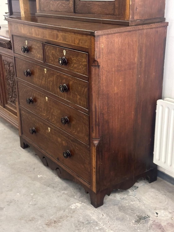 Armadio inglese antico Wels Georgian – Legno (photo 13 of 13)