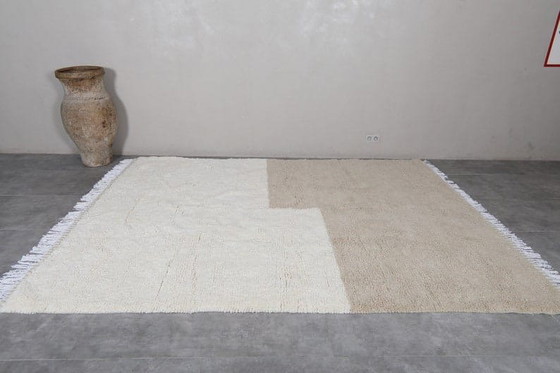 Image 1 of Auténtica alfombra marroquí tradicional hecha a mano, 2/3 m