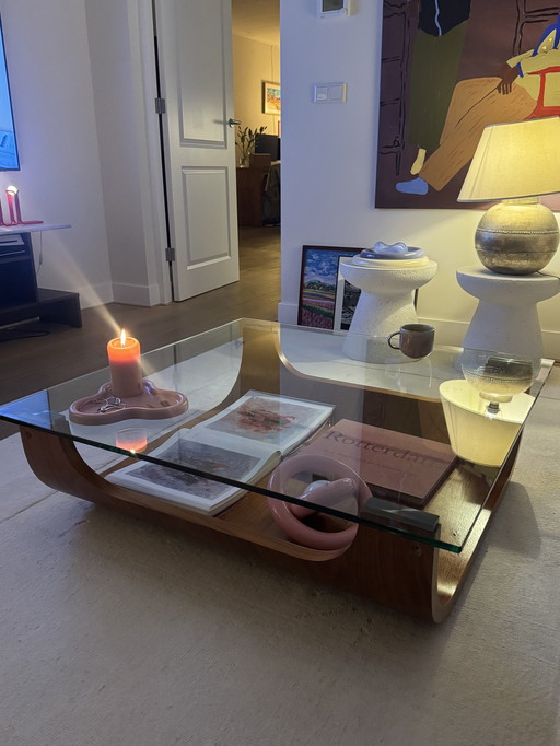 Favoloso tavolino da caffè in vetro