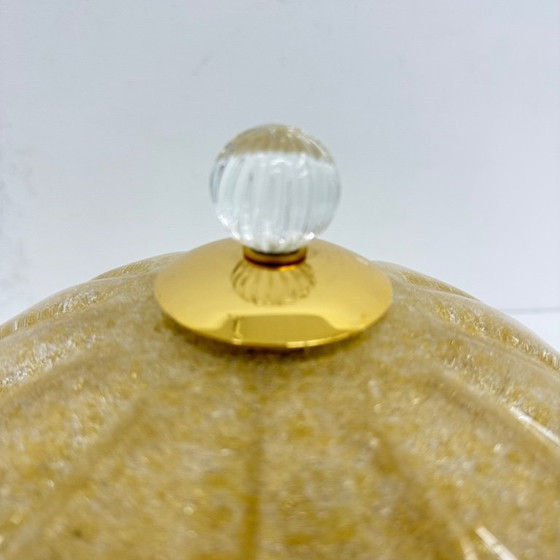 Image 1 of Plafonnier italien en verre de Murano, style années 1970