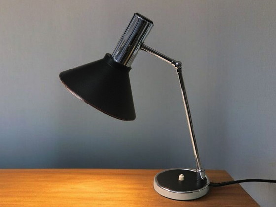 Italian desk lamp, Stilux Milano, 1960s – Table lamps, Metal, Chrome (photo 7 of 8)