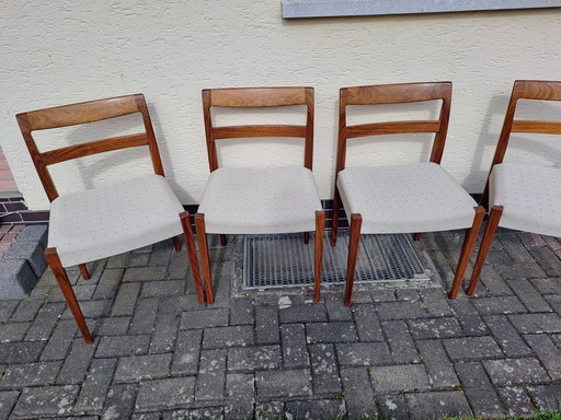 Vintage chairs Hugo Troeds Bjärnum Made In Sweden 4 pieces