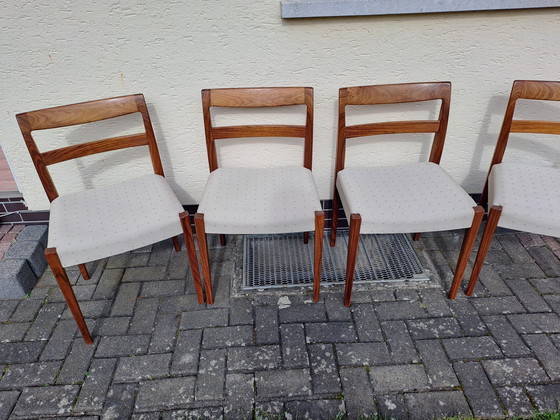 Image 1 of Vintage chairs Hugo Troeds Bjärnum Made In Sweden 4 pieces