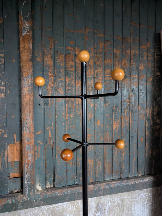 Image 1 of Appendiabiti vintage - metallo/faggio