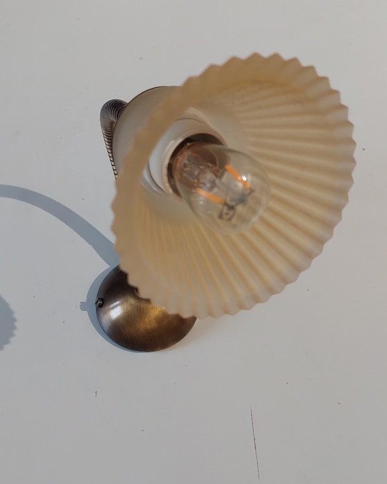 Image 1 of Small Brass Lucezia Gooseneck Vintage Wall Light