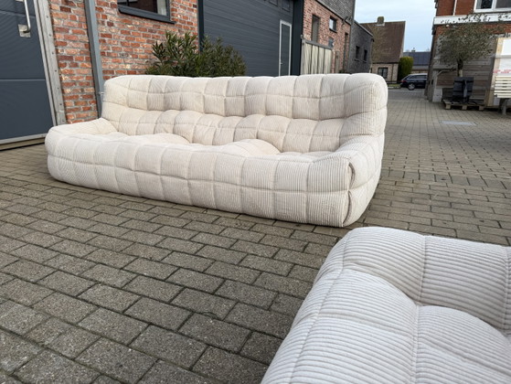 Image 1 of Ligne Roset Kashima 3z, 2x2z, 1z in Beige Corduroy 10/10