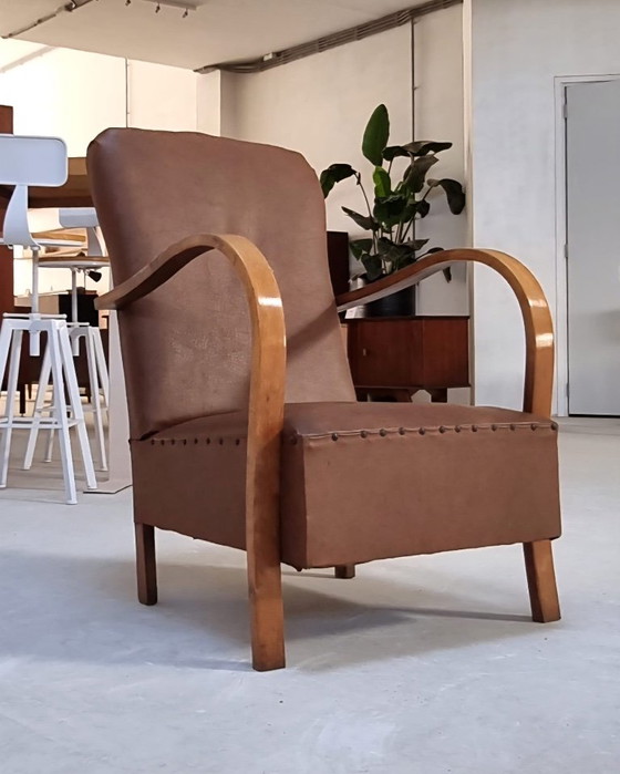 Mid Century Fauteuil – Wood (photo 4 of 14)