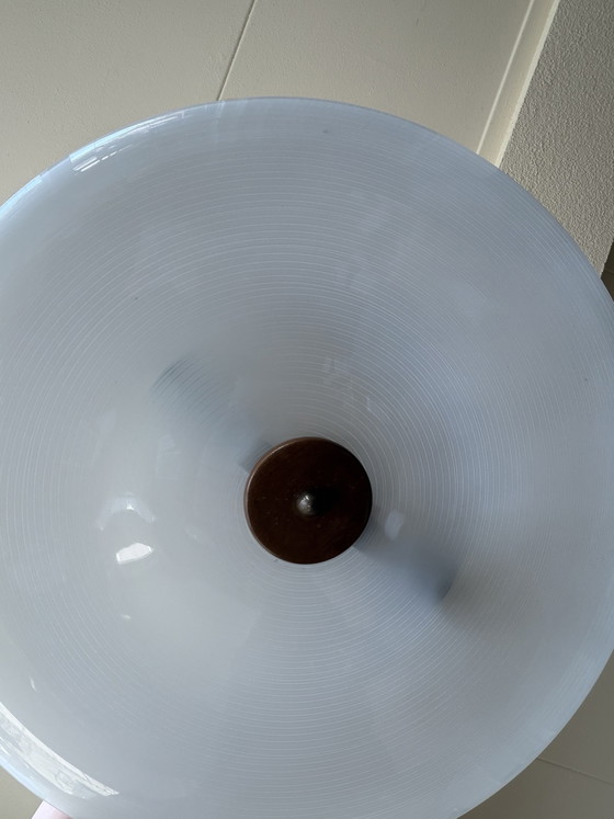 Image 1 of Vintage glass ceiling lamp