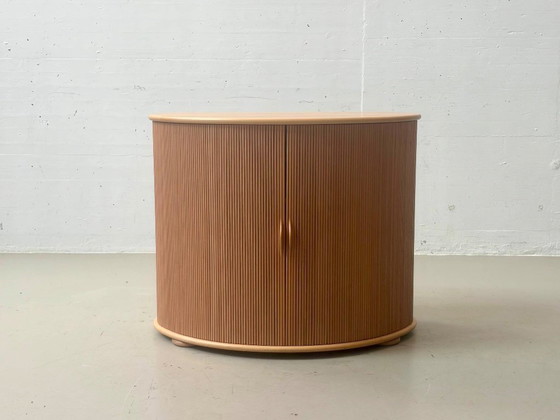 Röthlisberger roller shutter cabinet B by Trix & Robert Haussmann, 1977 – Storage cabinet, Wood (photo 5 of 19)