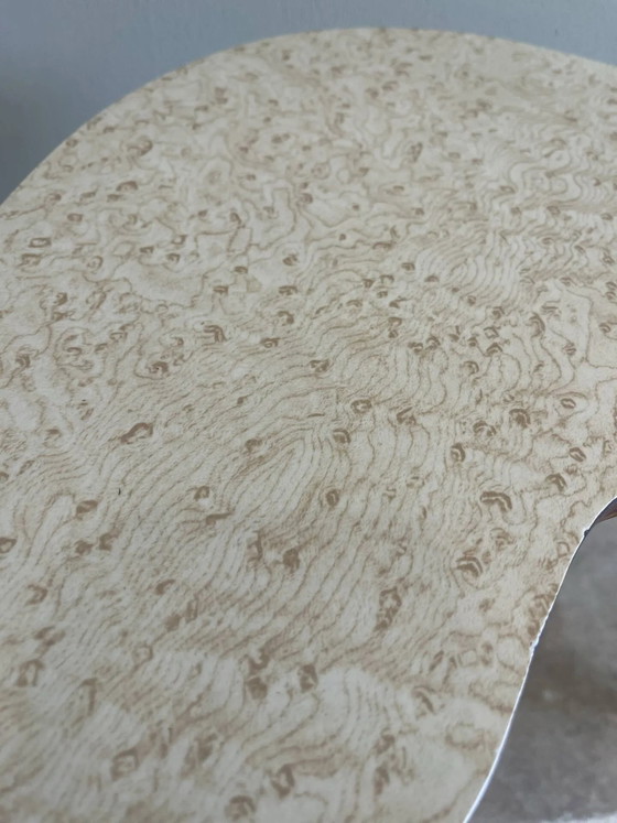 Small tripod side table in bean shape – 1950s/60s style – Wood, Mid Century Modern (photo 4 of 12)