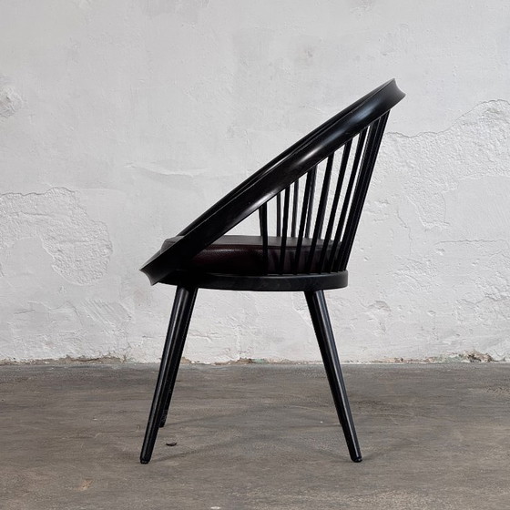 Image 1 of Set aus 4 „Circle“-Loungesesseln im Stil von Yngve Ekström, 1960