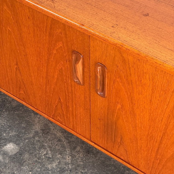 Image 1 of G-Plan Teak 4-Door Sideboard on Hairpin Legs, 1970