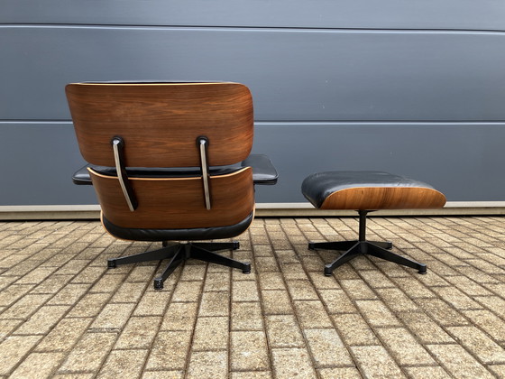 Image 1 of Sillón Eames de Herman Miller by Vitra con otomana. ¡De 1983 con factura! Rio Palissander