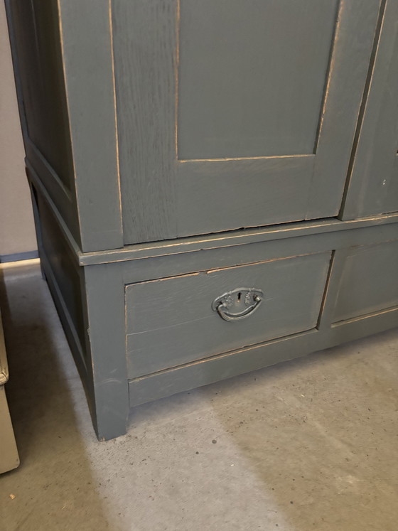Vintage Display Cabinet / Buffet Cabinet – Sideboard cabinet, Wood, Glass (photo 10 of 10)