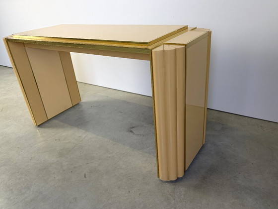 Consolle laccata di Alain Delon per Maison Jansen, anni '70 – Console, Metallo, Legno (photo 2 of 10)