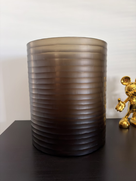 Eichholtz Hurricane Vanity Fair Hurricane Lamp Ø 24 X 30 Cm Amber Brown – Vases, Glass (photo 8 of 10)