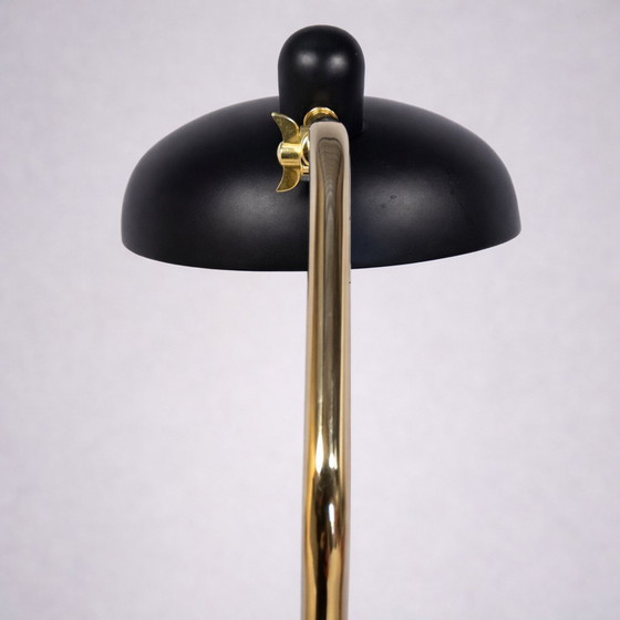 Image 1 of Design brass/black floor lamp Roseanna Bloomingville (swan neck) adjustable head