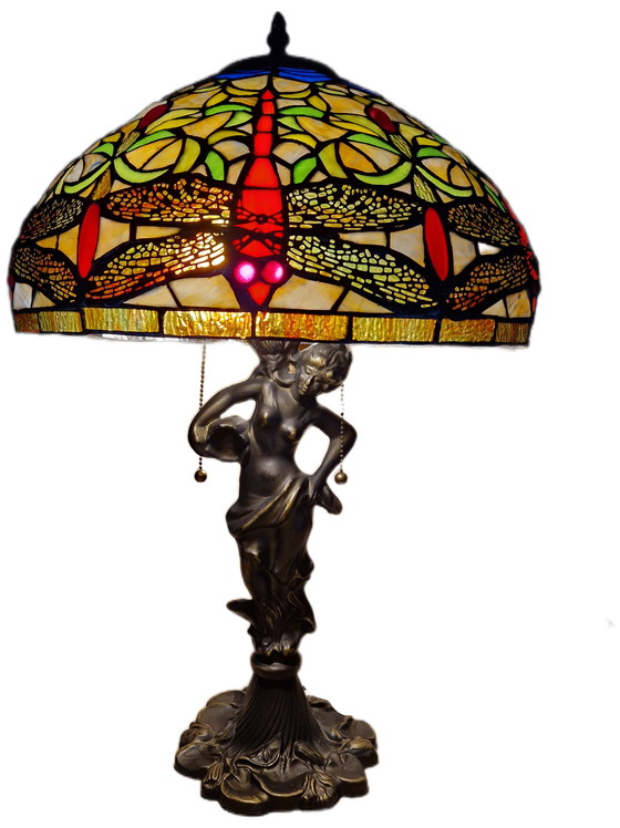 Image 1 of Prachtige Tiffany-stijl tafellamp 65x40