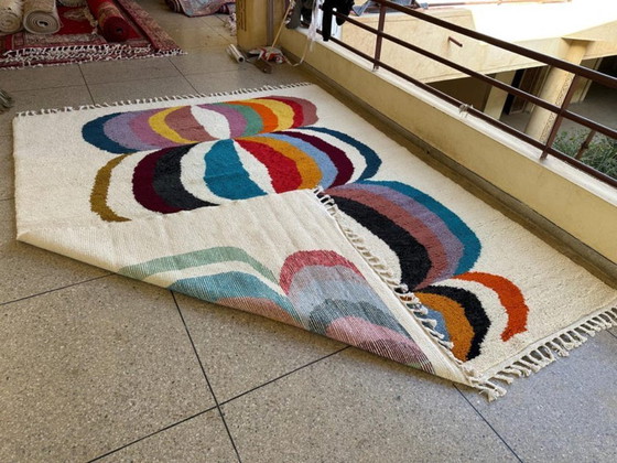 Image 1 of Tapis Berbères Multicolores en Laine 300cmx200cm