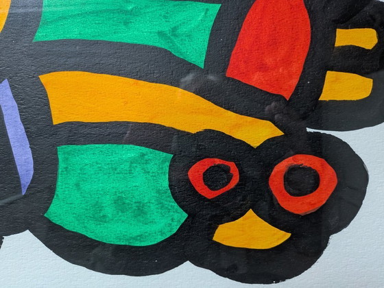 Image 1 of Paisaje vivo - acrílico sobre papel - enmarcado